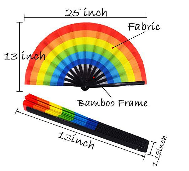 Portable Glow Cloth Fan